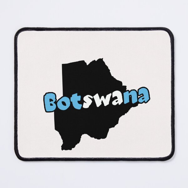 Item preview, Botswana Flag Map State Gaborone designed and sold by AnimalsDH305.