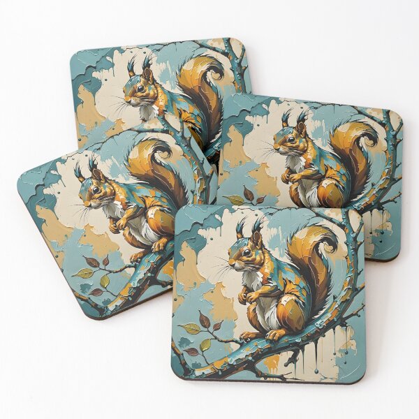 Item preview, Patchy Squirrel designed and sold by AJSRPrints.