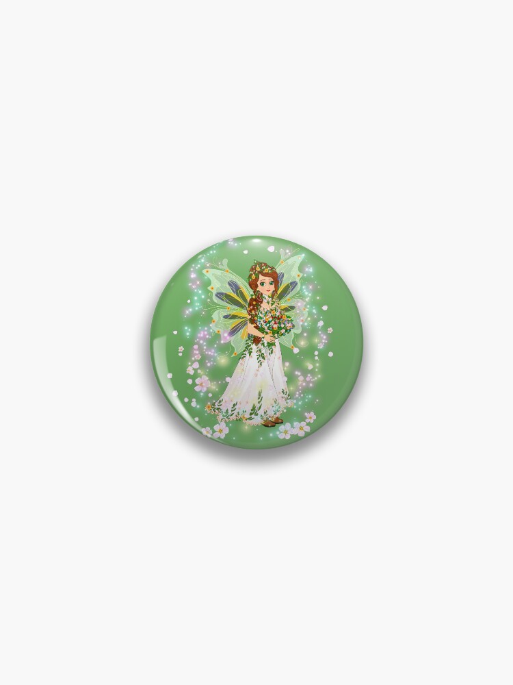 Thumbnail 1 of 3, Pin, A Beautiful Forest Wedding Fairy Bride™ designed and sold by FairyBookClub.