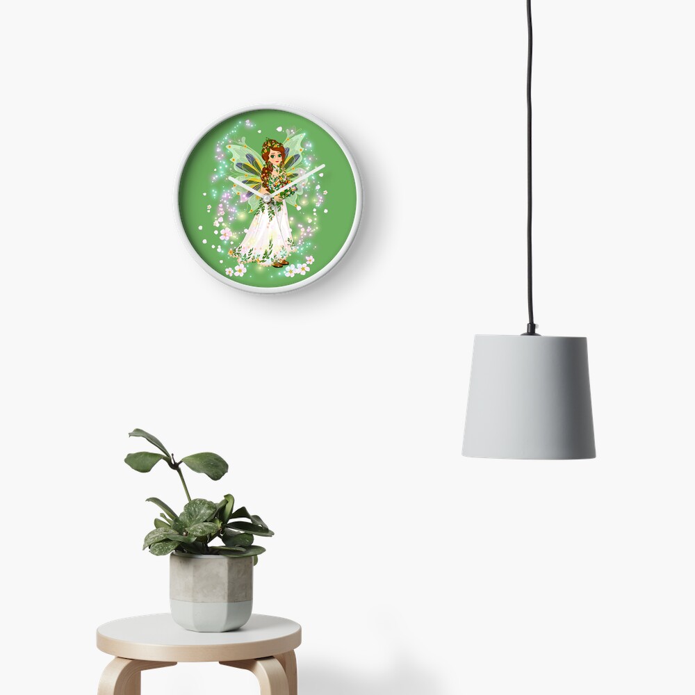 Item preview, Clock designed and sold by FairyBookClub.