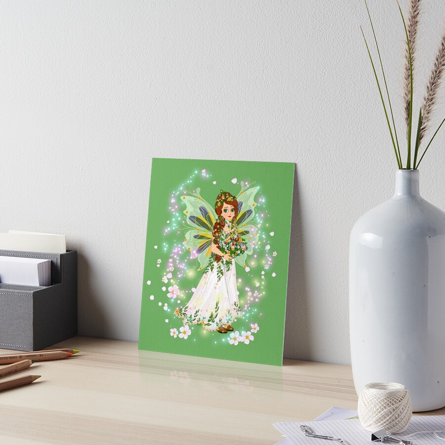 Item preview, Art Board Print designed and sold by FairyBookClub.