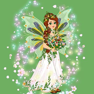 Artwork thumbnail, A Beautiful Forest Wedding Fairy Bride™ by FairyBookClub