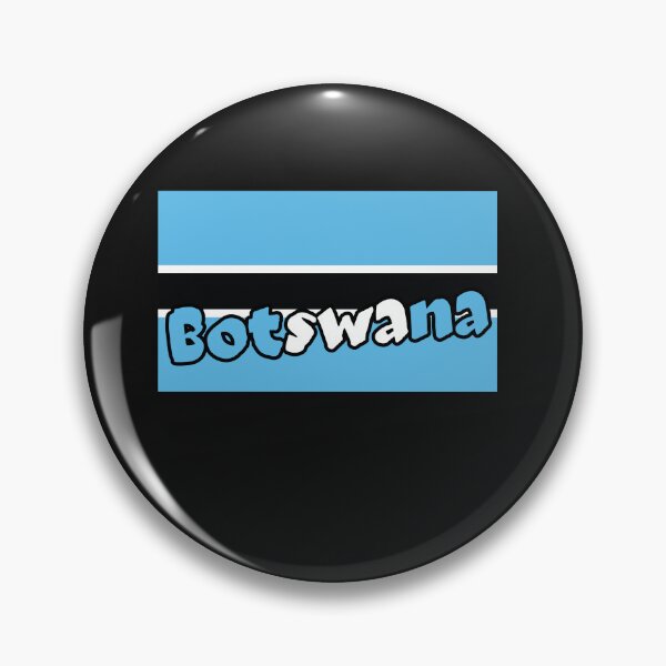 Item preview, Botswana Flag Map State Gaborone designed and sold by AnimalsDH305.