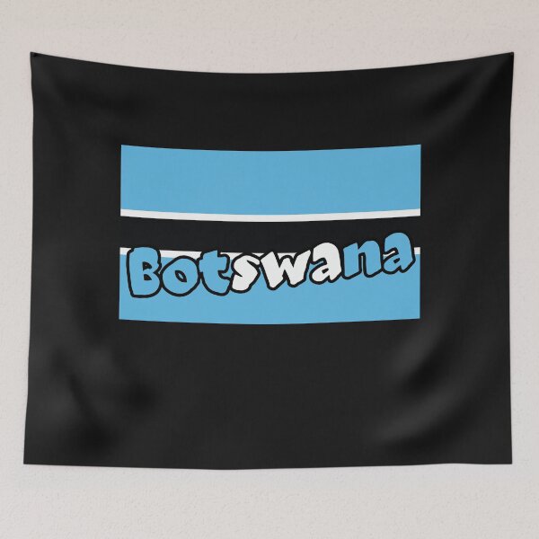 Item preview, Botswana Flag Map State Gaborone designed and sold by AnimalsDH305.