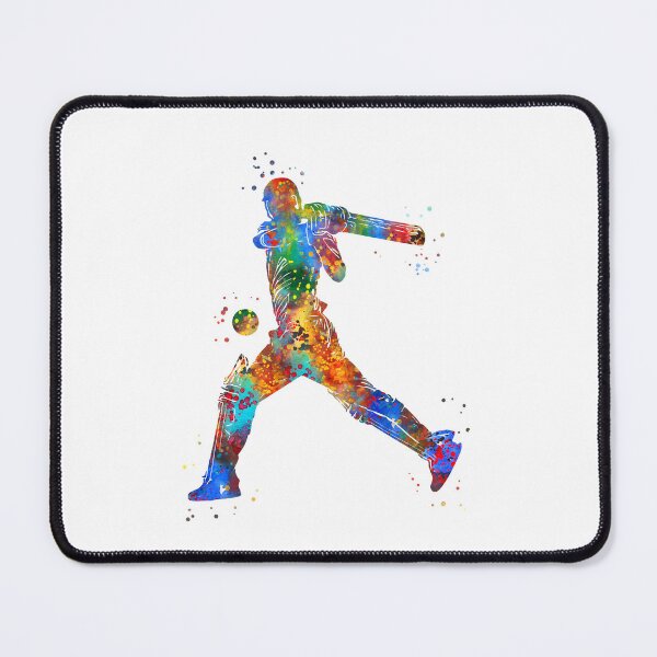 Item preview, Male Cricket Player  designed and sold by Rosaliartbook.