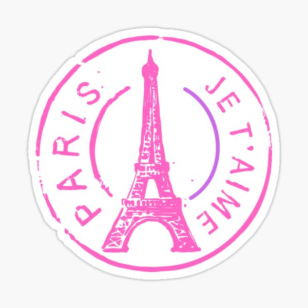 Item preview, Parisian Romance, City of Love, JE T'AIME Paris, Tee, Gift designed and sold by Terry-Salsa.