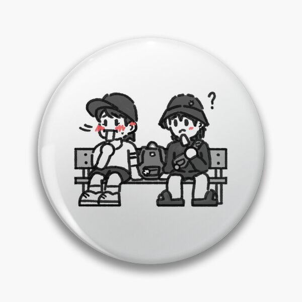 Item preview, Two bros sit on a park bench designed and sold by hibbycus.