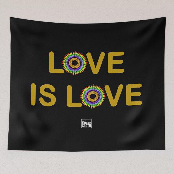 Item preview, Love is Love with the Pride Sunflower designed and sold by thechronicsloth.