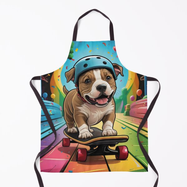 Item preview, Pit Bull Puppy Skateboarding designed and sold by corynewton34.