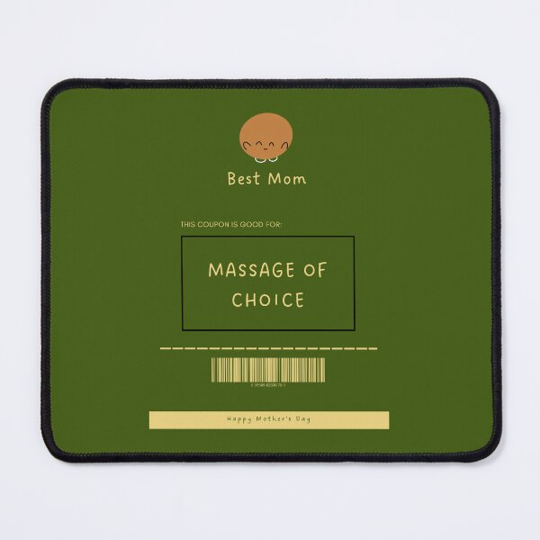 Item preview, Best Mom - THIS COUPON IS GOOD FOR: MASSAGE OF CHOICE designed and sold by RM-Journey.