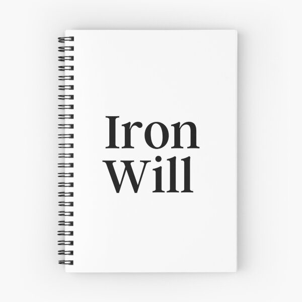 Item preview, Iron Will - Simple text  designed and sold by Weknes.