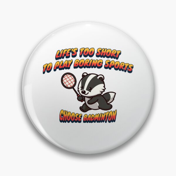 Item preview, Shuttlecock Badger designed and sold by LemuellTrends.