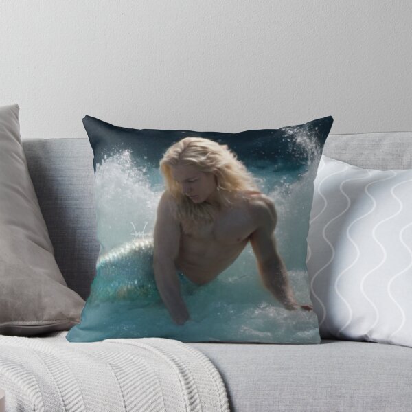 Item preview, Illuminism Style Merman and Waves designed and sold by piscesmermaid.