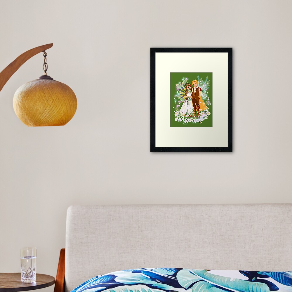 Item preview, Framed Art Print designed and sold by FairyBookClub.
