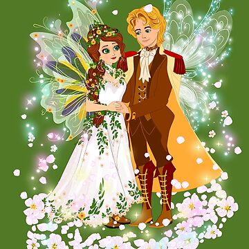 Artwork thumbnail, A Wondrous Forest Fairy Wedding Love Is In The Air™ by FairyBookClub