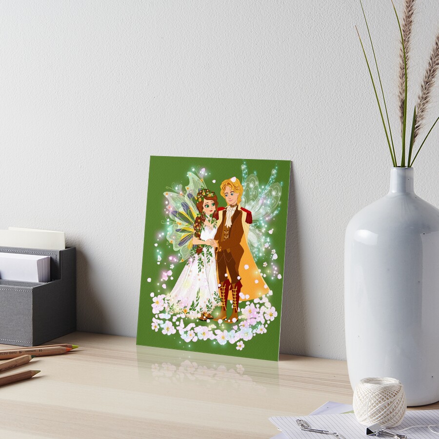 Item preview, Art Board Print designed and sold by FairyBookClub.
