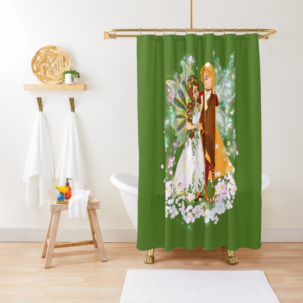 Item preview, Shower Curtain designed and sold by FairyBookClub.