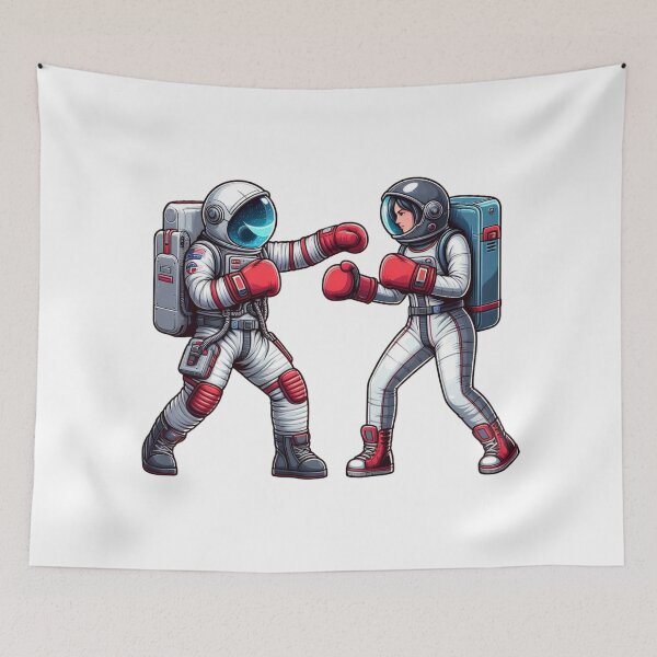 Item preview, Galactic Guardian Astronaut’s Thai Boxing Odyssey  designed and sold by Martial-Art-23.