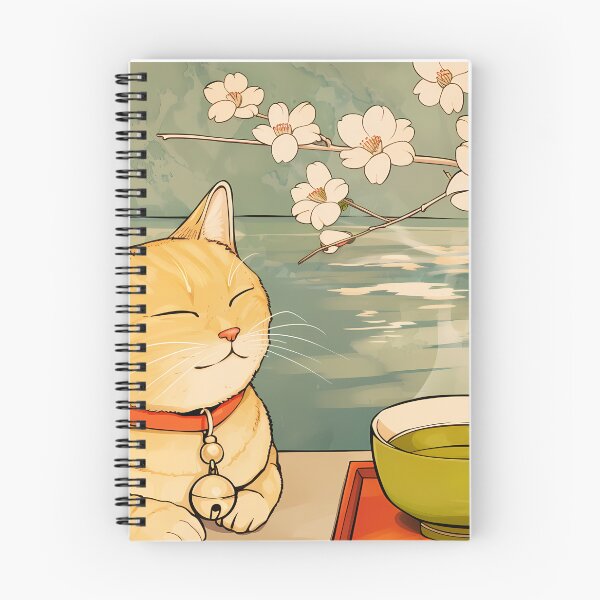 Item preview, Yellow Cat, Green Tea And Sakura designed and sold by sakurashorty.