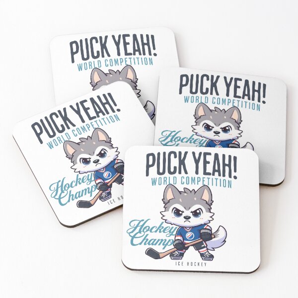 Item preview, Puck Yeah Wolf designed and sold by LemuellTrends.