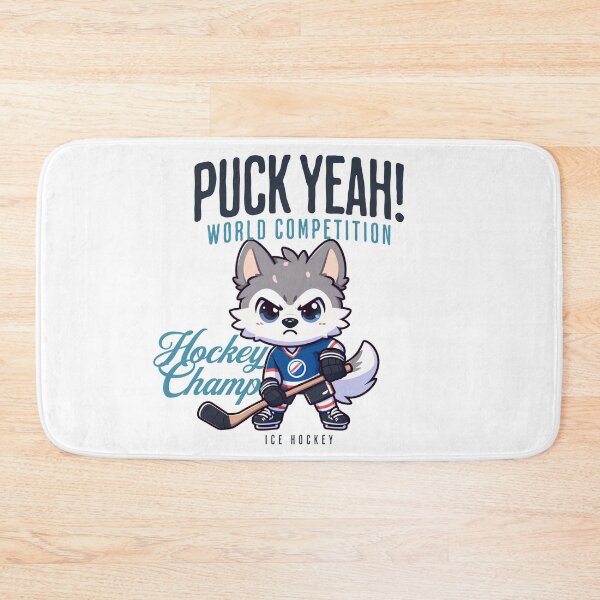 Item preview, Puck Yeah Wolf designed and sold by LemuellTrends.
