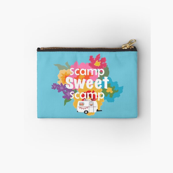 Item preview, Scamp Sweet Scamp - Happy Camper - Iconic Fiberglass Trailer designed and sold by creativebeeshop.