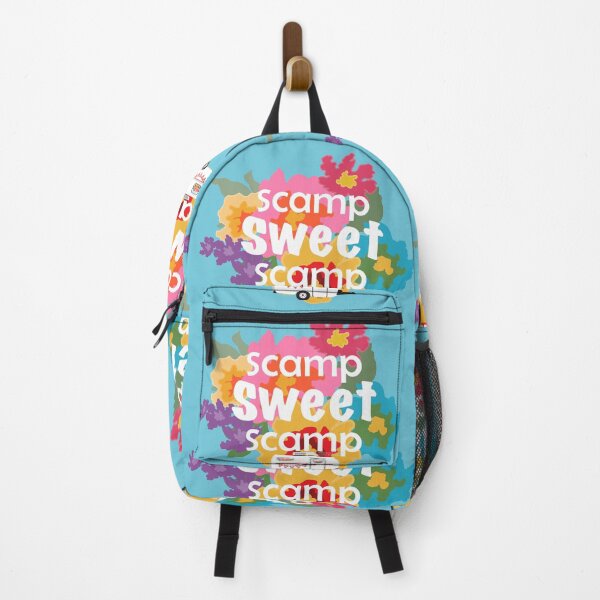 Item preview, Scamp Sweet Scamp - Happy Camper - Iconic Fiberglass Trailer designed and sold by creativebeeshop.