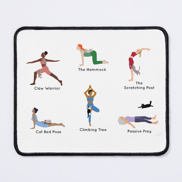 Item preview, Yoga Cats designed and sold by FunandWhimsy.