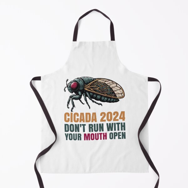 Item preview, Cicada 2024 Funny Don't Run With Your Mouth Open Insect Entomology designed and sold by Stick-Artistry.