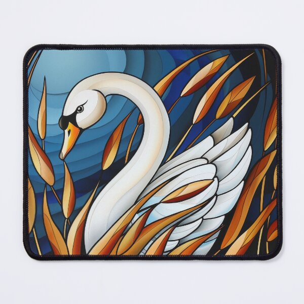 Item preview, Stained Glass Swan designed and sold by HarperSkye.