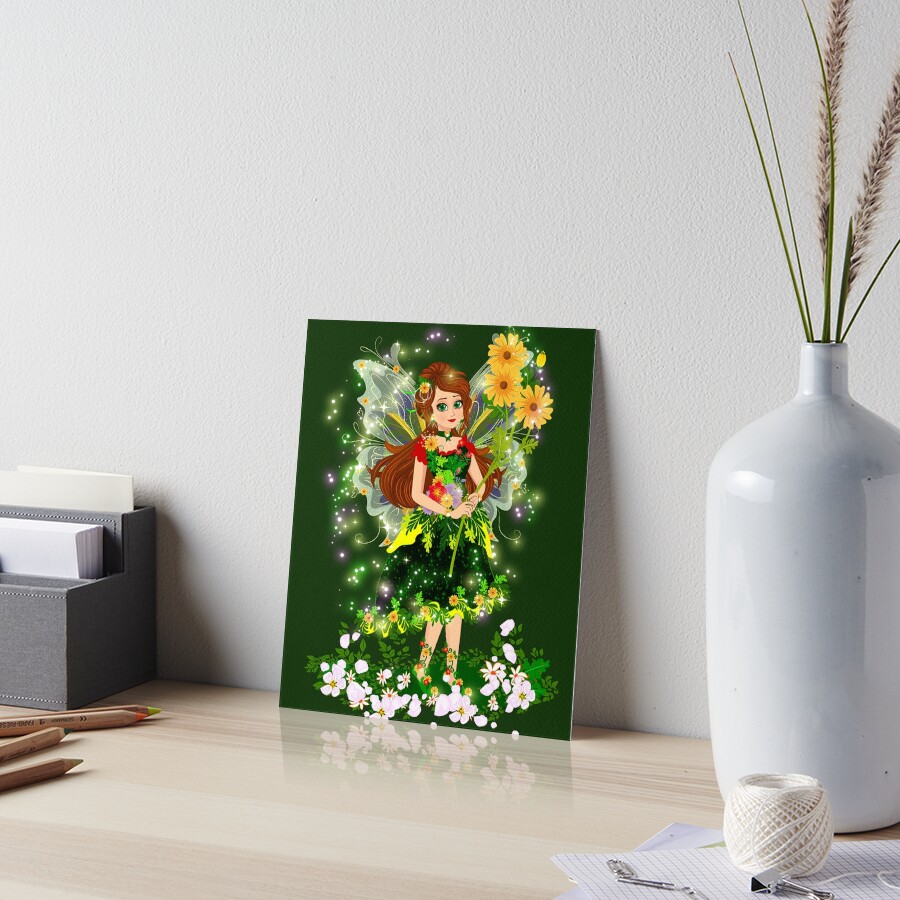 Item preview, Art Board Print designed and sold by FairyBookClub.