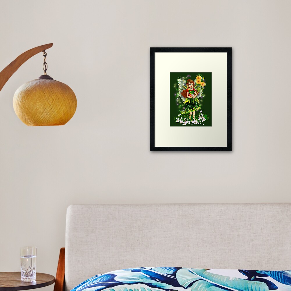 Item preview, Framed Art Print designed and sold by FairyBookClub.
