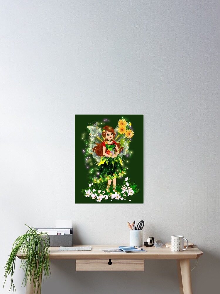 Thumbnail 2 of 3, Poster, The Romantic Forest Wedding Of Trayna The Forest Fairy™ designed and sold by FairyBookClub.