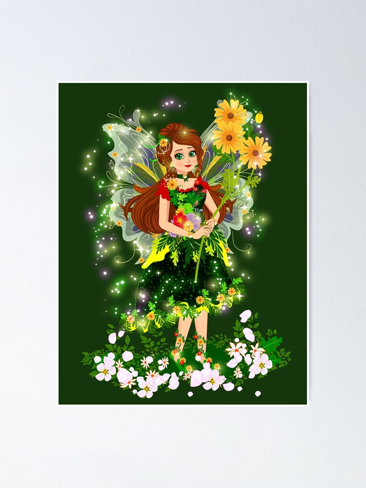 Thumbnail 1 of 3, Poster, The Romantic Forest Wedding Of Trayna The Forest Fairy™ designed and sold by FairyBookClub.
