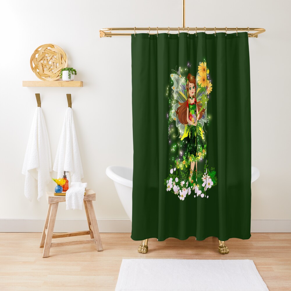 Item preview, Shower Curtain designed and sold by FairyBookClub.