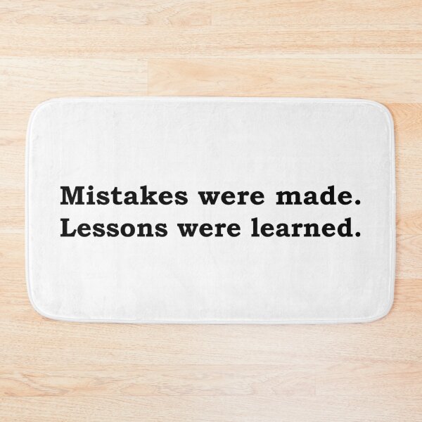 Item preview, Lessons were learned designed and sold by FrigidBananas.