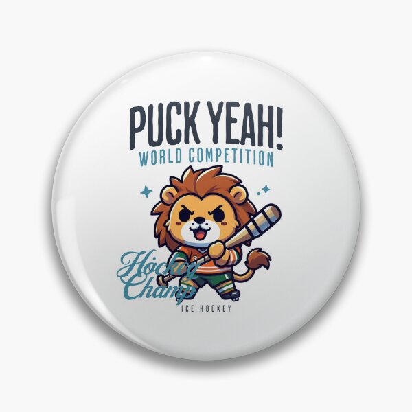 Item preview, Puck Yeah Lion designed and sold by LemuellTrends.