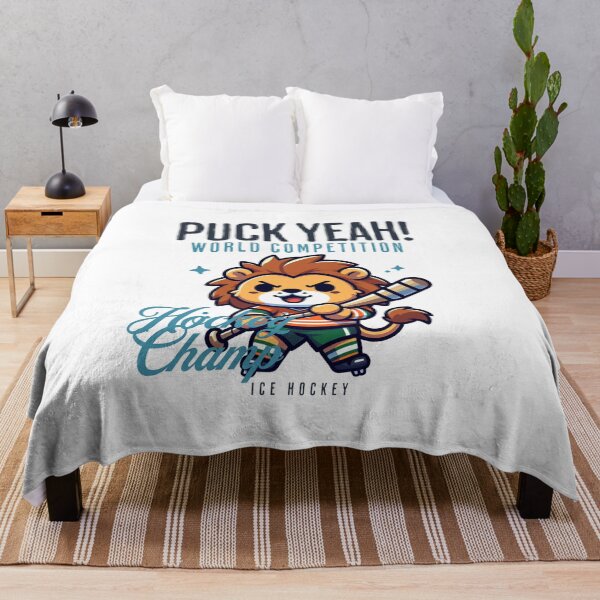 Item preview, Puck Yeah Lion designed and sold by LemuellTrends.