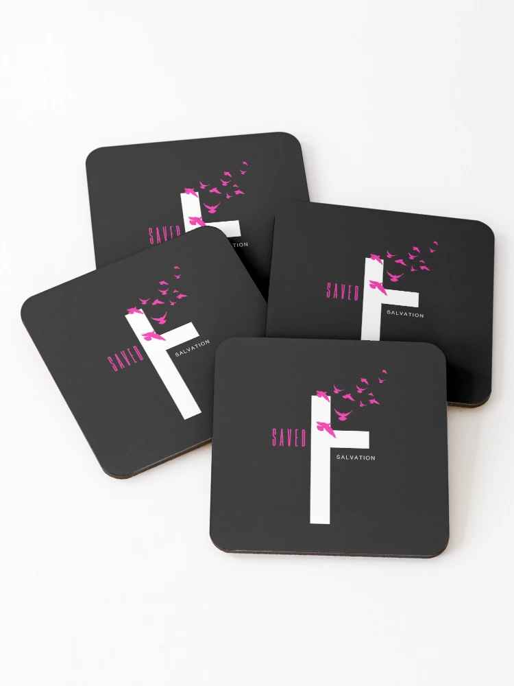 Thumbnail 1 of 5, Coasters (Set of 4), Saved designed and sold by CreativInkLab.