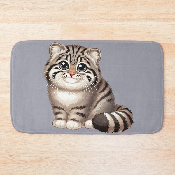 Item preview, Adorable Pallas' Cat Portrait - Wildlife Art Print designed and sold by lloreleya.