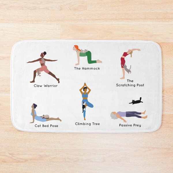 Item preview, Yoga Cats designed and sold by FunandWhimsy.