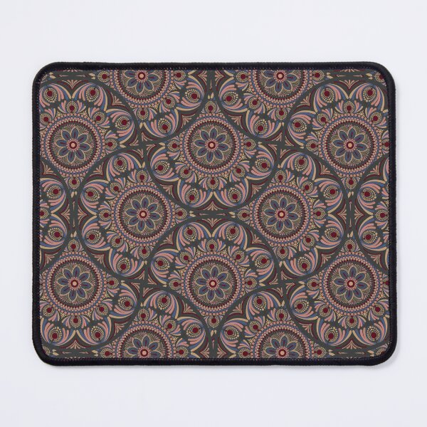 Item preview, Royal Circle Rosette Dot Mandala Art Deco Fans designed and sold by Triplicate Limited.