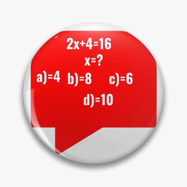 Item preview, math - question - equation designed and sold by Constructive27.