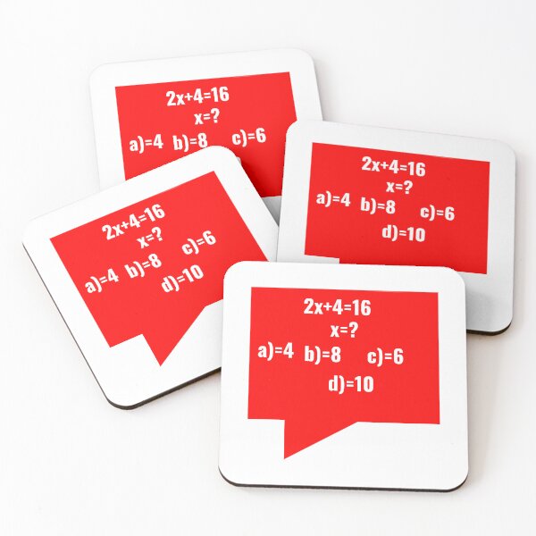 Item preview, math - question - equation designed and sold by Constructive27.