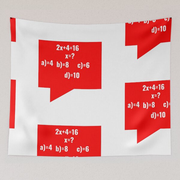 Item preview, math - question - equation designed and sold by Constructive27.