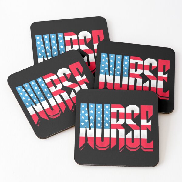 Item preview, Patriotic Nurse Flag Letter Art designed and sold by BeansHotTees.