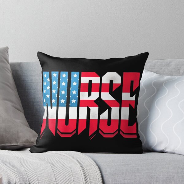 Item preview, Patriotic Nurse Flag Letter Art designed and sold by BeansHotTees.