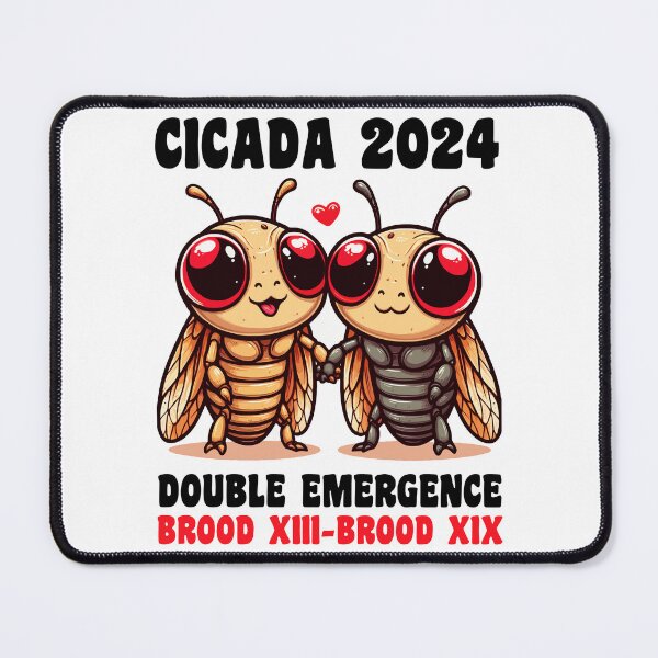 Item preview, Cicada 2024 Double Emergence Brood XIII And Brood XIX Insect designed and sold by Stick-Artistry.