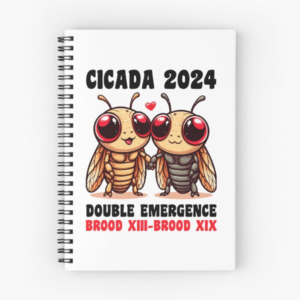 Item preview, Cicada 2024 Double Emergence Brood XIII And Brood XIX Insect designed and sold by Stick-Artistry.