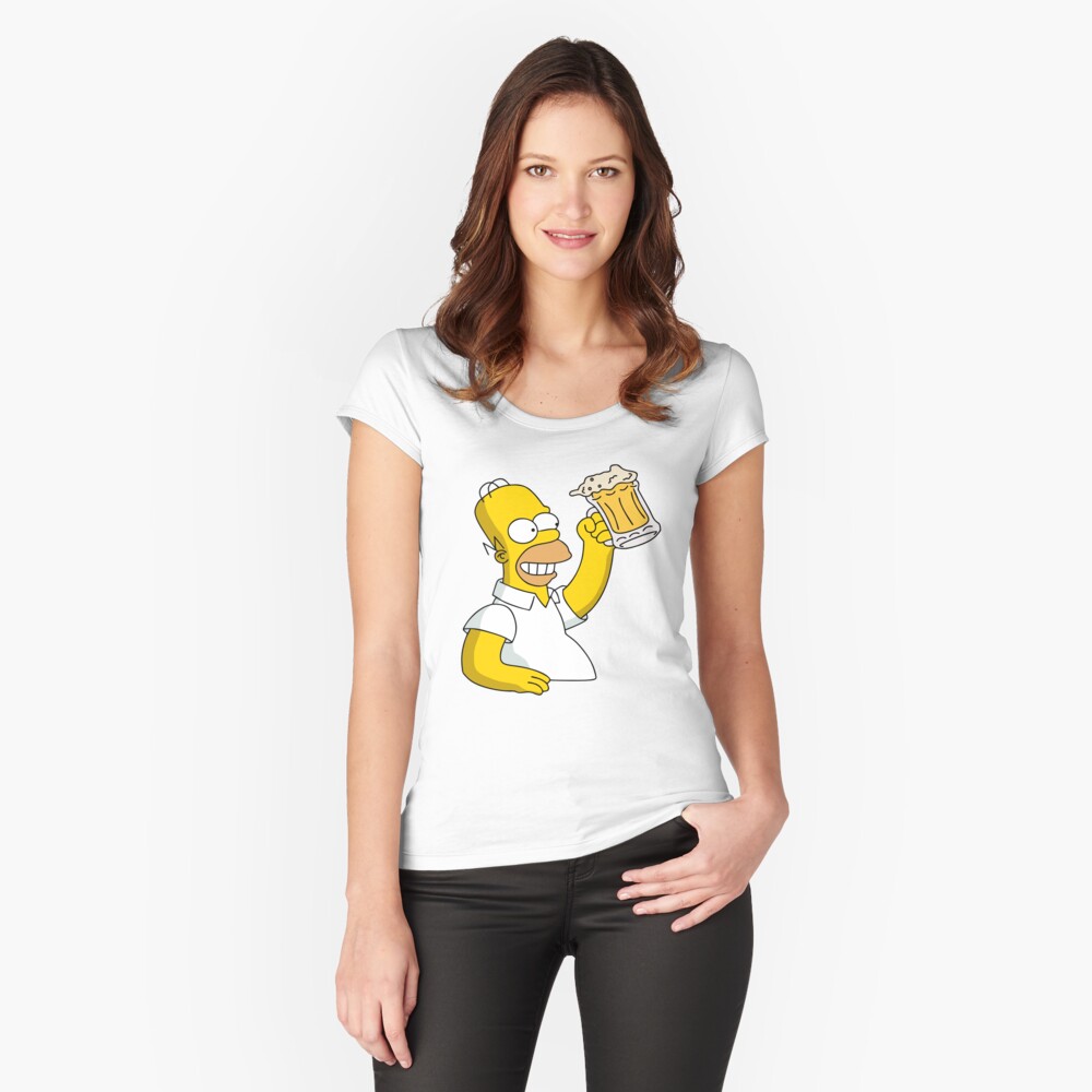 Item preview, Fitted Scoop T-Shirt designed and sold by burak-kp.